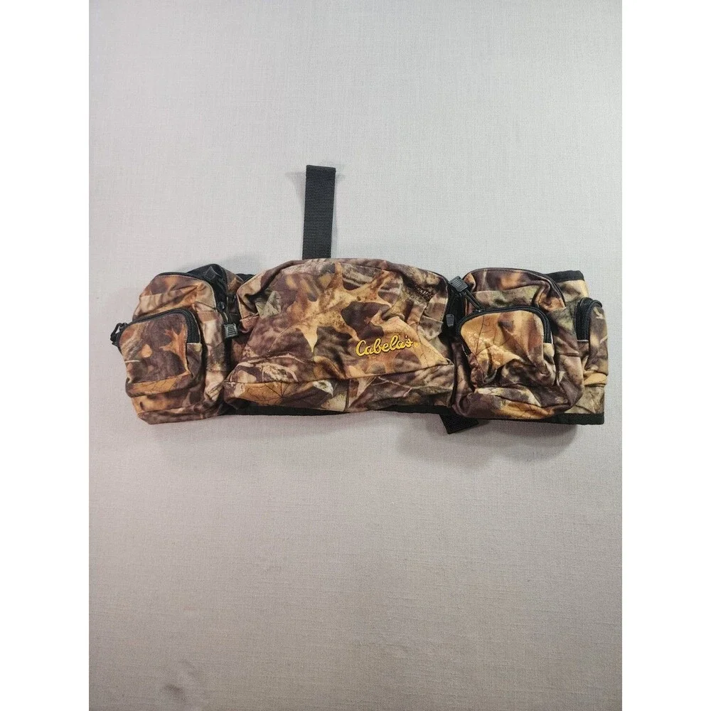 Cabela's Camo Hunting Waist Pack Belt Bag Adjustable Multi Pocket Outdoor...
